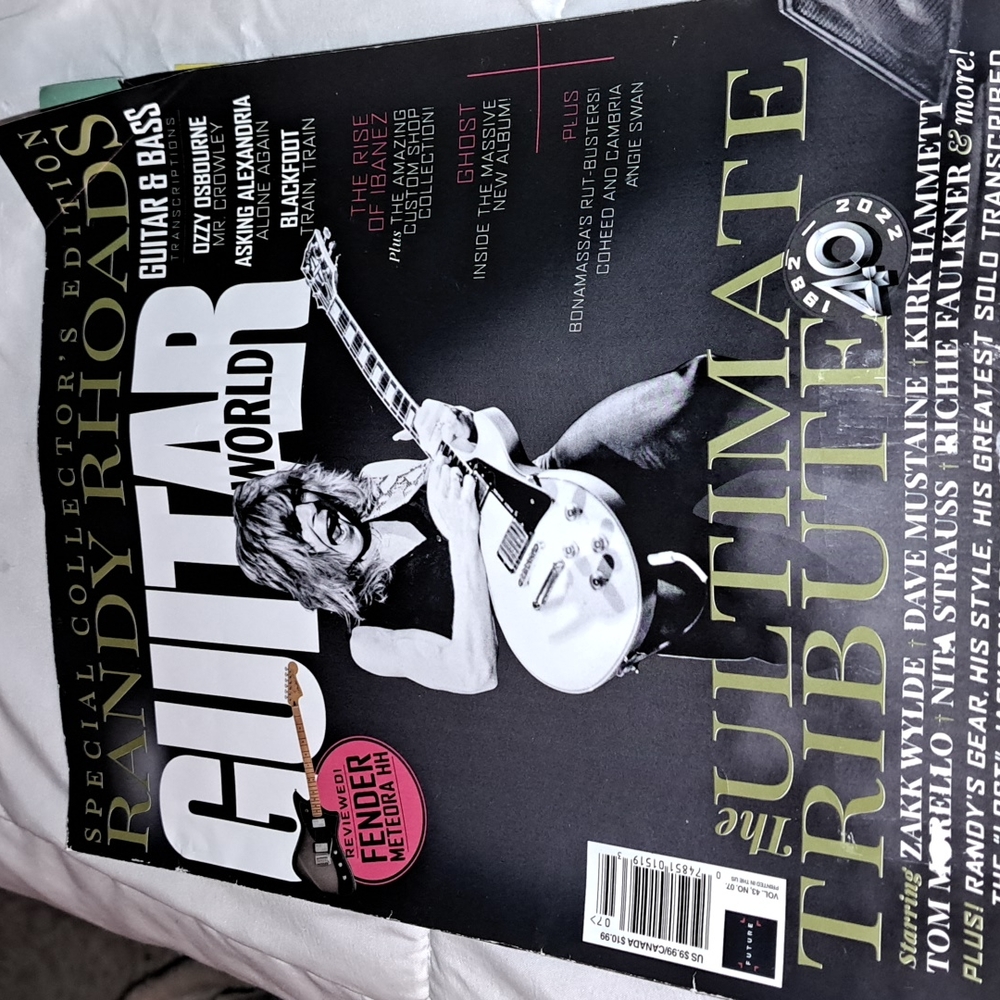 Guitar world July 22, special collectors edition RANDY RHODES